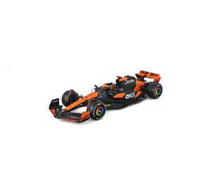 Bburago 1:24 RACE Formula F1 - McLaren F1 Team MCL38 (2024) #81 (Oscar Piastr) - Hard case