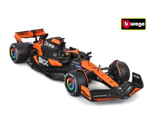 Bburago 1:24 RACE Formula F1 - McLaren F1 Team MCL38 (2024) #81 (Oscar Piastr) - Hard case