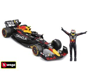 Bburago 1:24 RACE Formula F1 - Red Bull Racing RB19(2023) #11 (Sergio Peréz) -with driver and decora