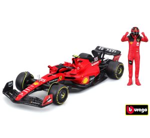 Bburago 1:24 Formula F1 Ferrari Scuderia SF-23 (2023) nr.55 Carlos Sainz  - with driver and decorati