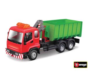 Bburago 1:43 servisní vozidlo Hooklift and Crane Truck