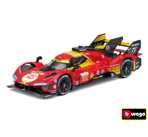 Bburago 1:43 Ferrari Racing 499P  nr.50- 24H Le Mans Champion 2024 Hard Case