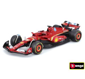 Bburago 1:43 Formula F1 Ferrari Scuderia SF-24 (2024) nr.16 Charles Leclerc  - with driver and decor
