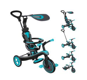 Globber Tříkolka dětská 4v1 - Teal