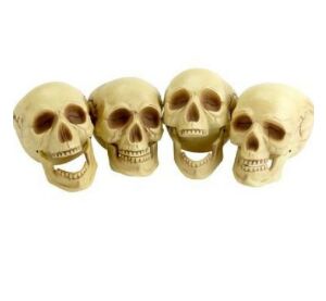 Halloween Death - LEBKA s pohyblivou čelistí 1 ks