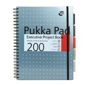 Pukka Pad projektový blok Metallic Executive A4, papír 80g, 100 listů MIX