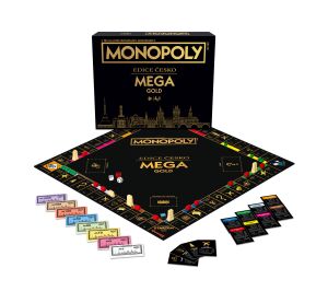MONOPOLY MEGA Gold Česko