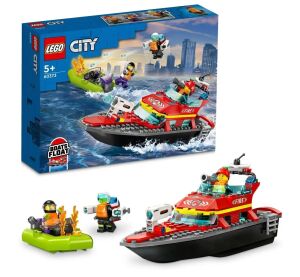 LEGO® City 60373 Hasičská záchranná loď a člun