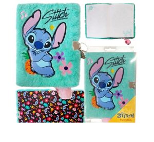 Památník/zápisník s visacím zámkem A5/96 listů STITCH Mint Aloha, linkovaný, 26x16,8x3,2 cm