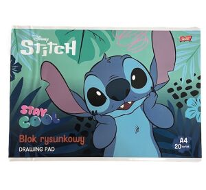 Skicák A4, 20 listů, 80g/m2 STITCH