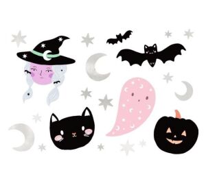Halloween tetování dočasné , mix vzorů 20 ks