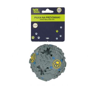 Hračka pro mazlíčky Míč na pamlsky se zvuky 9 cm