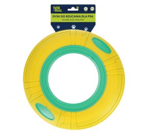 Hračka pro mazlíčky Létající disk pro psy žlutý 25 cm