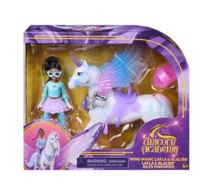 UNICORN ACADEMY KOUZELNÁ KŘÍDLA GLACIER & LAYLA 11CM