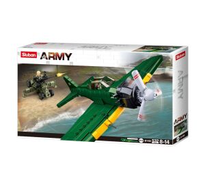 Sluban WWII M38-B1108 A6M Zero Japonský stíhací letoun