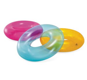 59260NP Nafukovací kruh transparent 76cm