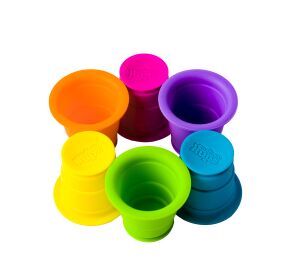 Fat Brain přísavkové kelímky Suction Kupz 6 ks