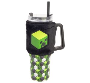 Minecraft Termohrnek s plyšovým návlekem 770 ml