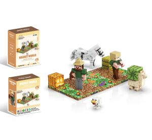 Stavebnice Magnet World Farmářský set