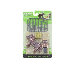 Stavebnice Magnet World farmář s koněm