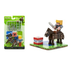 Stavebnice Magnet World Bojovník s koněm