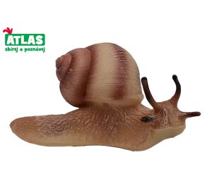 A - Figurka Hlemýžď pruhovaný 9 cm
