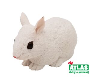 D - Figurka Králík bílý 10 cm