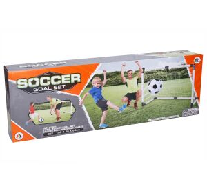 Fotbal set skládací branka 100x68 cm a míč