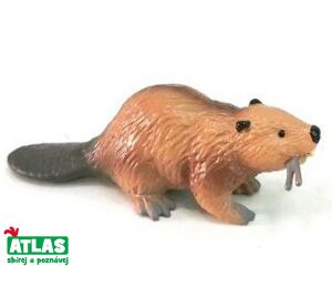 A - Figurka Bobr s větvičkou 10,5 cm
