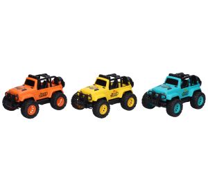 Auto džíp terénní na setrvačník 14 cm