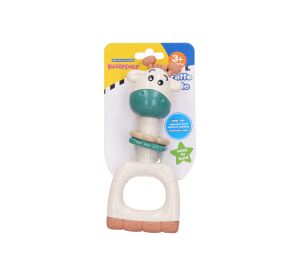 Chrastítko pískací žirafa 16 cm
