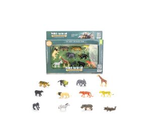 Zvířátka divoká figurky set 12 ks 7 cm
