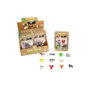Zvířátka farma figurky set 12 ks 6 cm