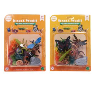 Zvířátka hmyz figurky set 12 ks 6,5 cm
