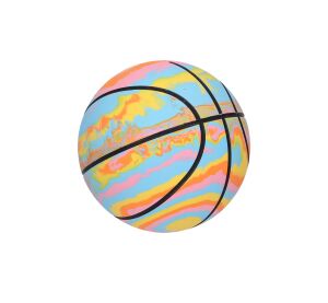 Míč basketbal duhový 9 cm