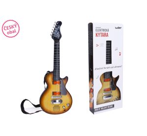 Elektrická kytara s efekty 55 cm - český obal