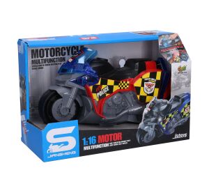 Motorka policie s efekty 25 cm