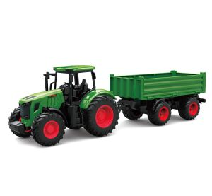 Traktor s přívěsem volná kola 42 cm