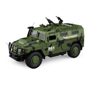 Auto vojenské s efekty 25,5 cm