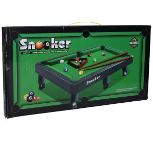 Kulečník set s 2 tágy 45x25 cm