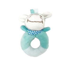 Chrastítko plyš kroužek osel 13cm