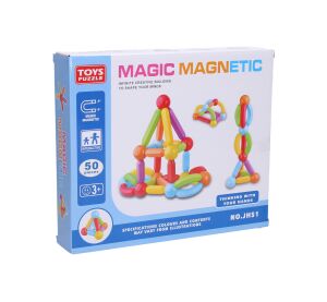 Magnetická stavebnice 50 dílků