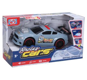 Auto závodní s efekty 21 cm
