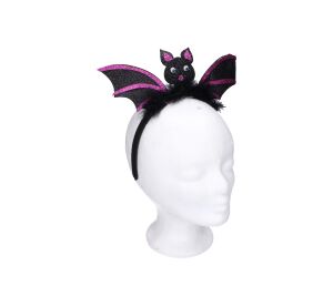Set karneval - čelenka s ozdobou netopýr