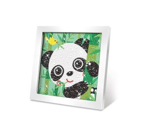Kreativní set obraz s kamínky panda 17cm