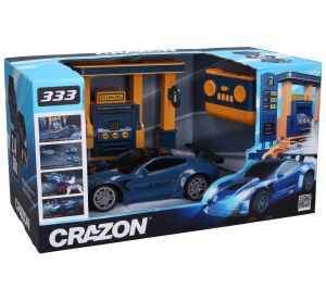 Auto dýmící s čerpací stanicí RC na dálkové ovládání 22 cm
