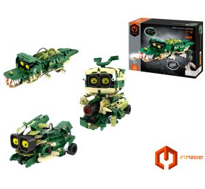 iM.Master Stavebnice robot krokodýl 3v1 RC na dálkové ovládání 34,3x14,5x8 cm
