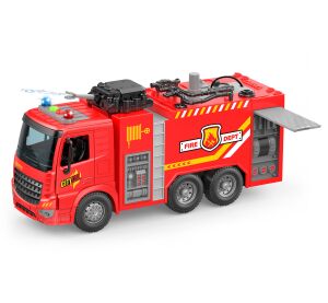Auto hasičské stříkající s efekty 30 cm