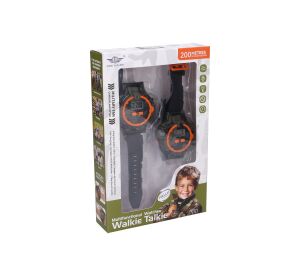 Hodinky a vysílačka walkie-talkie set 9x6 cm