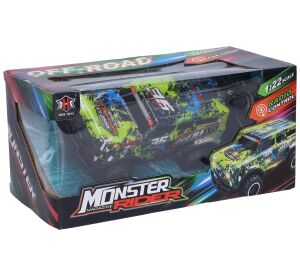 Auto Monster Rider svítící RC na dálkové ovládání 17,5 cm